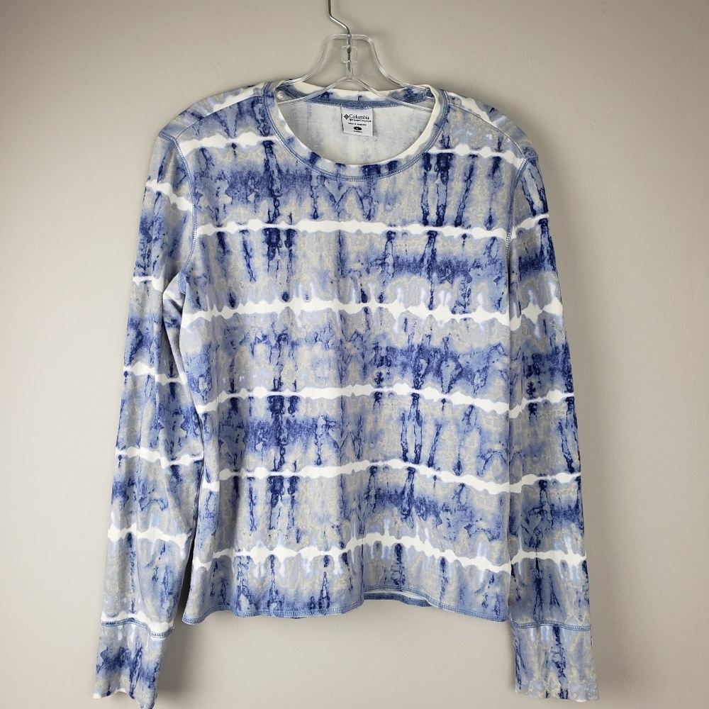 Columbia Tie Dye Long Sleeve Top Size Large